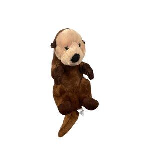 Sea Otter Plush 10” Toy Stuffed Animal Realistic Sea World Shamushop